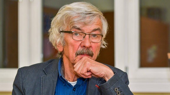 Der Autor und Schriftsteller Christoph Hein. 