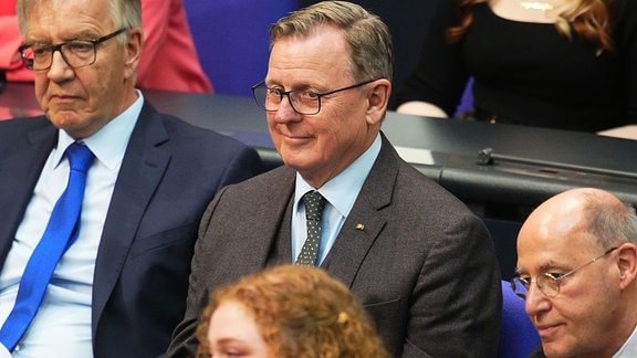 Bodo Ramelow sitzt bei der konstituierenden Sitzung des neuen Bundestags.