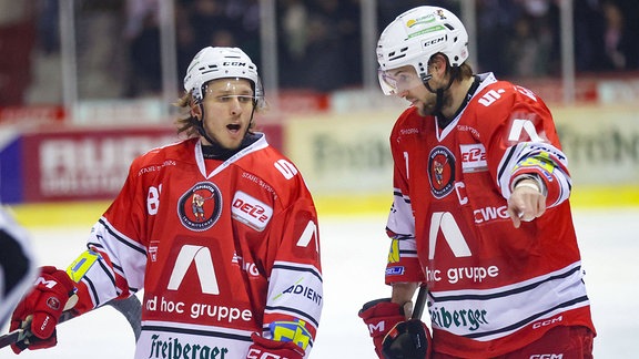 Corey Mackin EPC links und Tobias Lindberg EPC rechts.