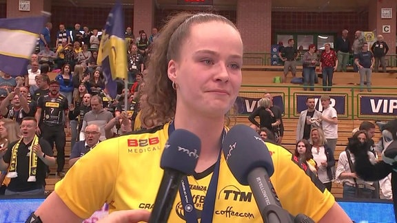 Suhl-Mittelblockerin Laura Berger